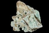 Powder Blue Hemimorphite - Mine, Arizona #118434-1